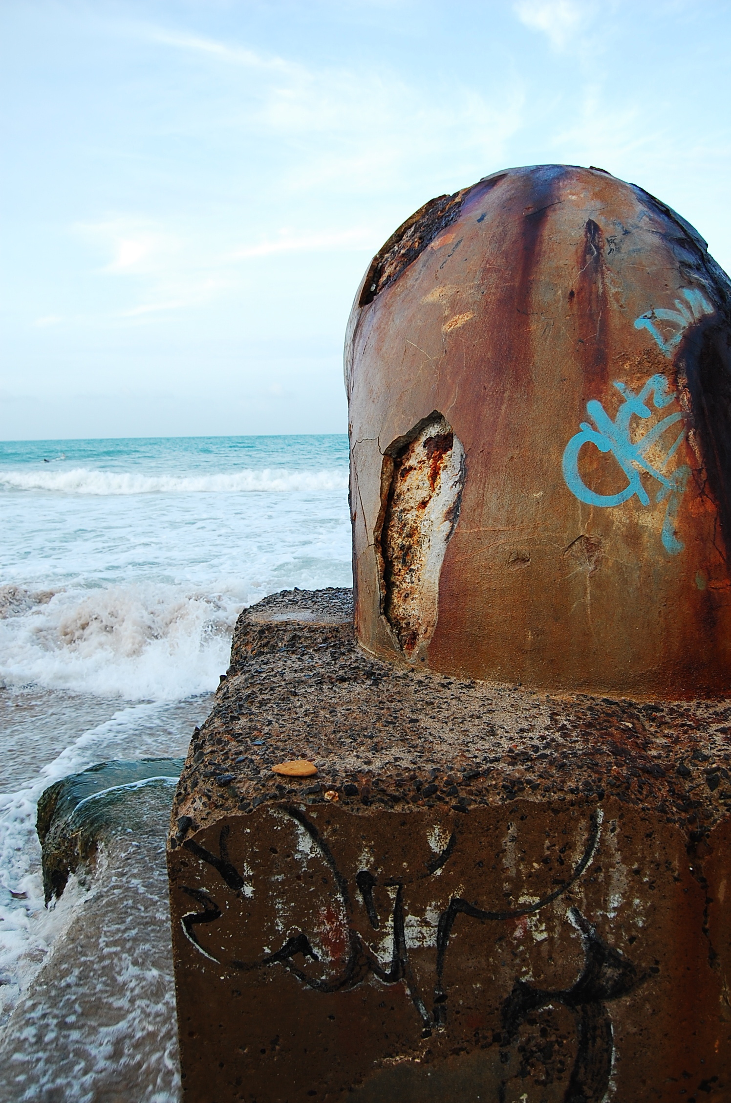 Photograph of waste pipe by Jennifer Kaplan